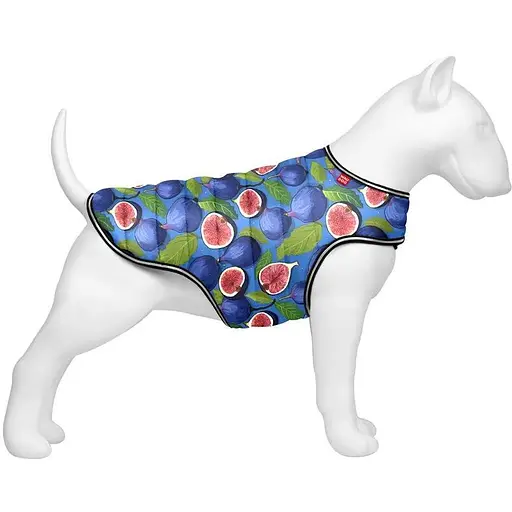 Курточка-накидка для собак Waudog Clothes, малюнок "Інжир", XS, А 26 см, B 33-41 см, С 18-26 см [CD]