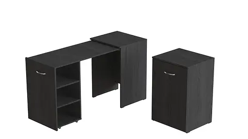 Стіл-тумба трансформер Смарт 1/2 Ferrum-decor 750x1450x600 ДСП Сосна Кембра 16 мм (FRD-105076)