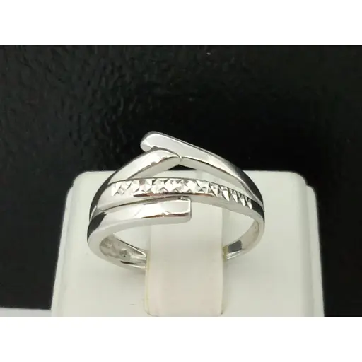 Срібне кільце Tango з алмазною гранню. Артикул 310012С 19 - фото 2