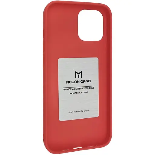 Чехол-накладка Molan Cano Silicone Hana SF Jelly для Apple iPhone 12 Pro Max 6.7" (red) - фото 8