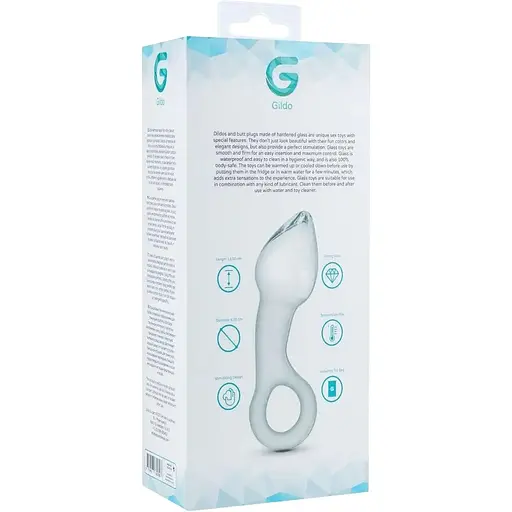Стеклянный стимулятор простаты Gildo Glass Prostate Plug No. 13 - фото 7