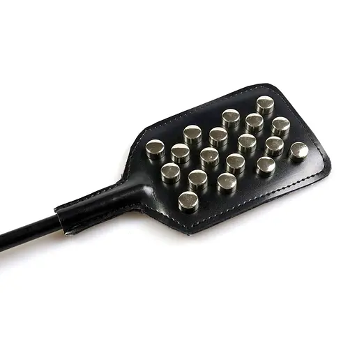 Стек з металевими гвинтами Art of Sex - Biotrix, екокожа, колір чорний - фото 4