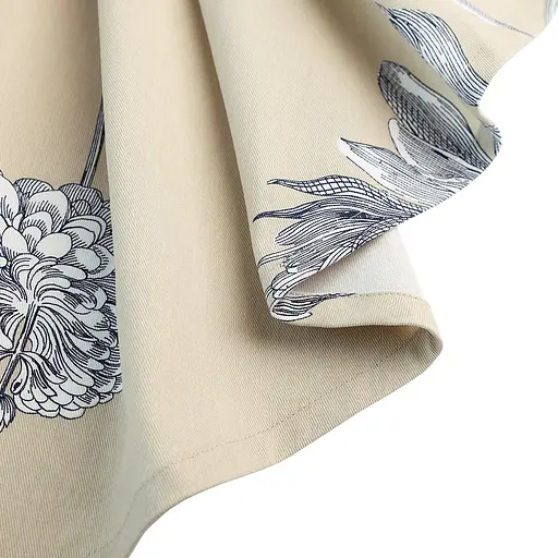 Скатерть круглая МВМ My Home (MVM) Тоскана бежевый с принтом 160 см (KT-20 BEIGE/PRINT) - фото 2