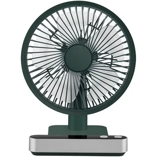 Вентилятор настольный беспроводной GXQC F702 зеленый - фото 1
