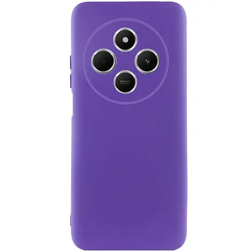 Чохол Getman TPU Liquid Silk Full Camera для Xiaomi Redmi 14C/Poco C75 Фіолетовий/Ultra Violet