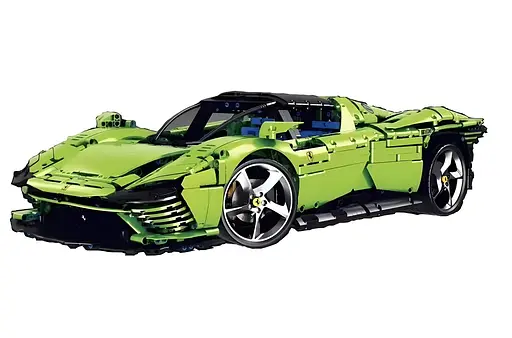 Конструктор Technic Ferrari Daytona SP3 на 3778 деталей 1:8 зелений (SIZ-W977) - фото 2