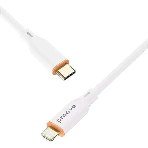 Кабель Proove Jelly Silicone USB-C to Lightning 27W 1m White (CCJS27002102) [130740] - фото 3