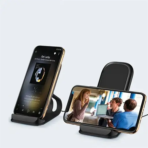 Бездротовий зарядний пристрій ColorWay Wireless Stand 15W Black (CW-CHW31Q-BK) - фото 2