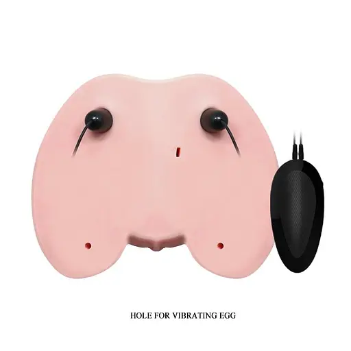 Реалистичный мастурбатор Crazy Bull Realistic Vagina and Ass телесный - фото 6