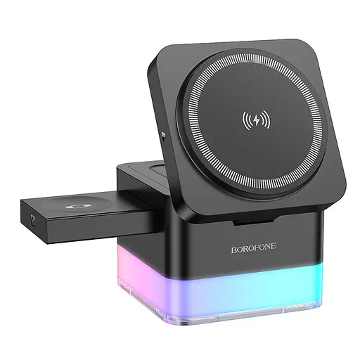 БЗП Borofone BQ34 Square 3in1 15W Black