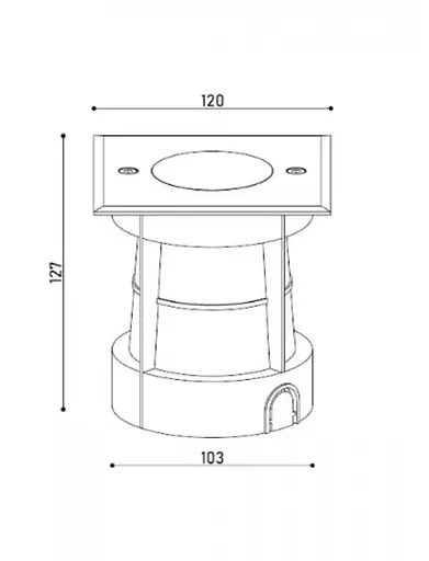 Світильник ґрунтовий KLOODI KDGL-SC120X120 GU10 ADJ HC - фото 5