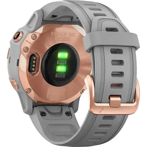 Спортивные часы Garmin Fenix 6S Rose Gold-tone with Powder Gray Band (010-02159-21/20) - фото 6