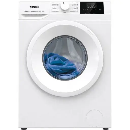 Стиральная машина Gorenje фронтальная 7 кг 1200 A+ 43.5 см дисплей пар инвертор белый