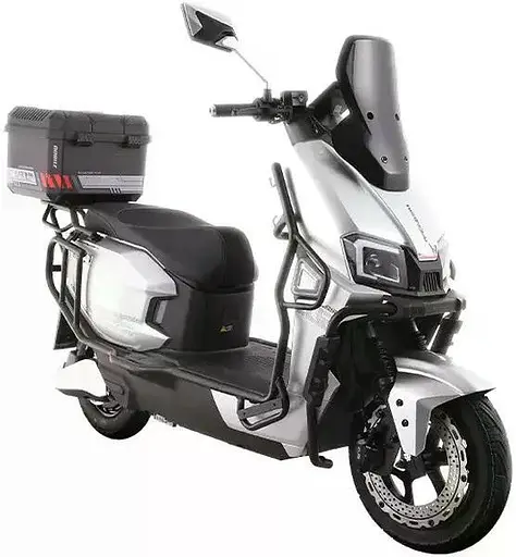 Электроскутер Двухместный Crosser V1 PRO (2000W 76.8V/30Ah) Серый - фото 1