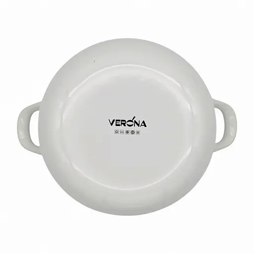 Кастрюля Verona эмалированная со стеклянной крышкой 3 л (VR-0002-20) - фото 5