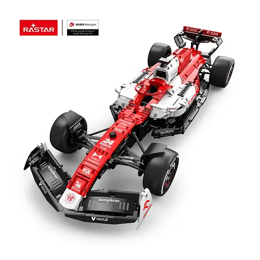 Конструктор RASTAR автомобіль Alfa Romeo F1 C42 1:8 блоки 2261 шт. червоний 94410 - фото 7