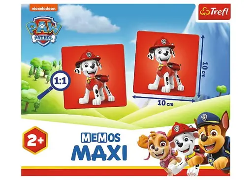 Настільна гра Trefl Мемо MAXI Щенячий патруль (Memos Maxi Paw Patrol) (02264) - фото 2