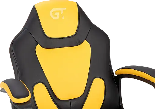 Геймерское детское кресло GT Racer черное с желтым (X-1414 Black/Yellow) - фото 4