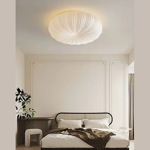 Стельовий світильник з білим фігурним абажуром Ø 50 см | Арт. SG 29-550 | Line F - фото 1