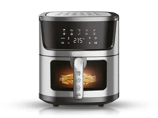 Аэрофритюрница Bitek BT-5395 цифровая мультипечь 14 л 4800 Вт с сенсорным управлением, большая air fryer без масла - фото 1