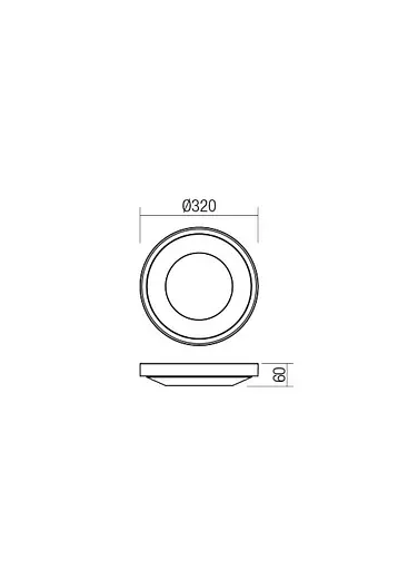 Стельовий світильник OSIRIS PL LED SMD 30W IP65 WH 3000K(5.1.2) Redo 90120 - фото 2