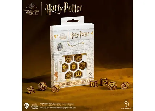 Набір кубиків Harry Potter. Gryffindor Modern Dice Set - Red , 7 шт. (190142/2023/1/A) - фото 6