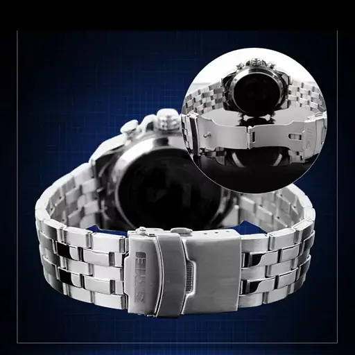 Наручные кварцевые спортивные часы Skmei 0993 Серебристый - фото 7