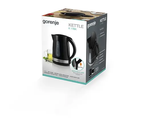 Елекрочайник Gorenje K17 [K17BK] - фото 5
