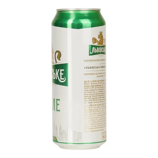 Пиво Львовское светлое ж/б 4.3% 0.48 л (921562) - фото 3