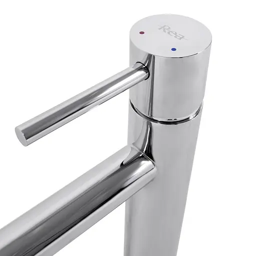 Смеситель для умывальника Rea Tess chrom высокий REA-B8800 Хром - фото 4