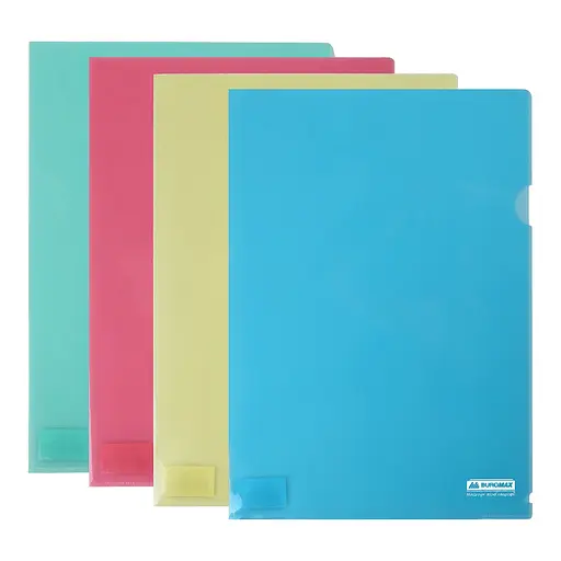 Папка-куточок BM.3853-99 JOBMAX А4 (4823078913371) МІКС - фото 1