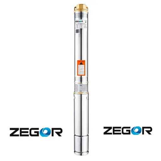 Насос глибинний відцентровий Zegor 3SDM313-0,55 кабель 8 м + ремкомплект 30412 - фото 2