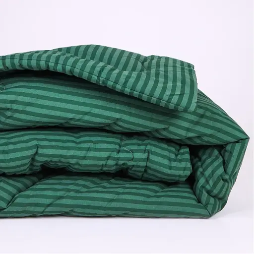 Набор MirSon №1018 Сolor Fun Line Stripe Emerald Tencel 155 х 215 см изумрудный (2200010886474) - фото 3