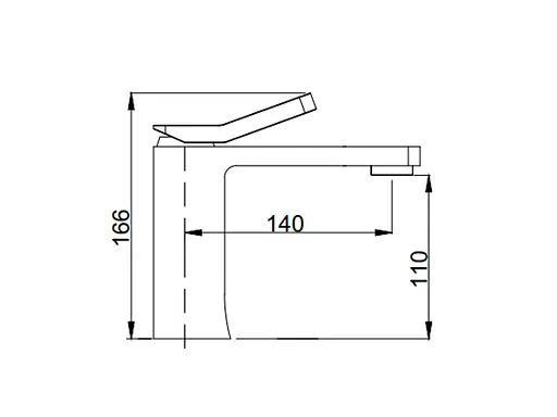 Змішувач для умивальника ASIGNATURA Unique чорний 85501602 - фото 7