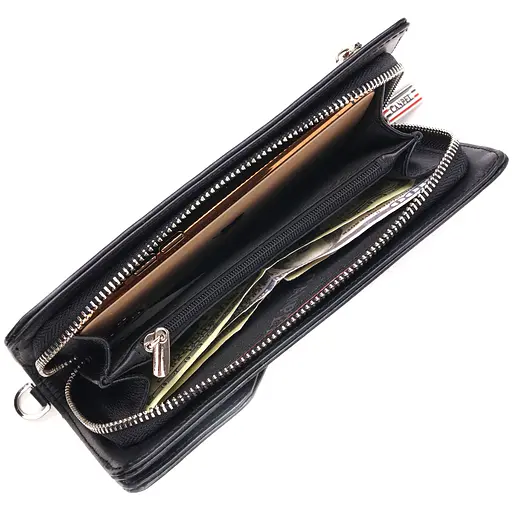 Женский кожаный кошелек Canpellini 20х10.5х3 см acs0025092 - фото 5