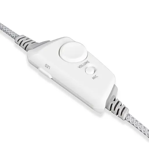 Игровая гарнитура ModeCom Volcano RGB Prometheus 7.1 White USB - фото 7