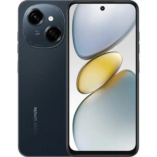 Смартфон Tecno Spark Go 1 KL4 4/128GB Startrail Black (4894947036163) (UA UCRF)