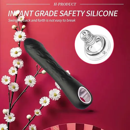 Вибратор для стимуляции точки G Lastic Nyx USB Черный - фото 6