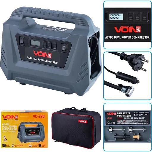 Компрессор Voin VC-220 116psi (VC-220 AC/DC) - фото 3