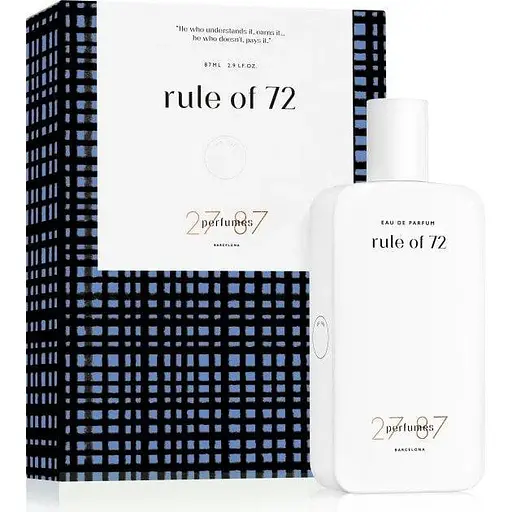 Парфюмированная вода оригинал 27 87 Perfumes Rule of 72 87 мл - фото 1