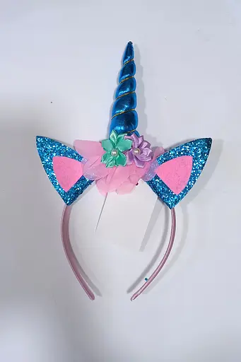 Обруч Єдиноріг K7913 26см (6922012079130) Синій - фото 1