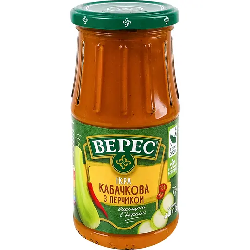 Икра Верес кабачковая с перчиком 440 г