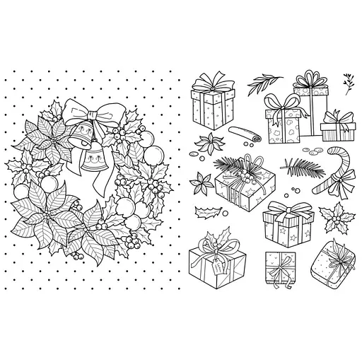 Велика книга розмальовок Різдво 1736023, 64 сторінки - фото 3