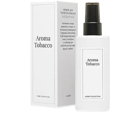 Аромат для туалетной комнаты Aroma Tobacco Antibacterial Green max 125 мл - фото 1