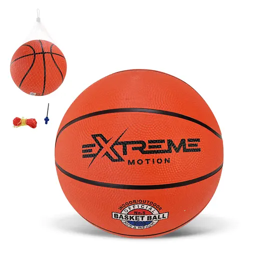 М’яч баскетбольний, BB20586, 400 г, матеріал PVC, розмір №5