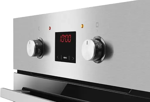 Духовка электрическая Hansa 60 см 62 л A гриль эмаль легкого очищения нержавеющая сталь - фото 8