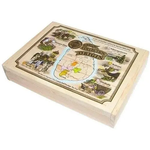 Чай чорний Mlesna Цейлон 6 видів високогірного дерев'яна коробка 125 г - фото 1