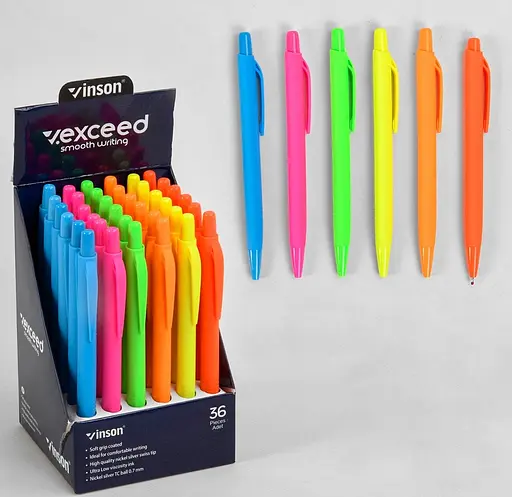 Ручка автоматична SUNRICE P12/С 37081 Vinson 0,7мм, кулькова синя, ціна за 1штуку (6900067370815) - фото 2