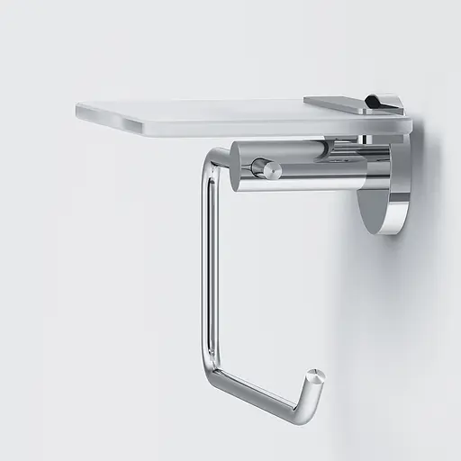 Тримач туалетного паперу з полицею AM.PM X-Joy хром A85A341500 Хром - фото 4