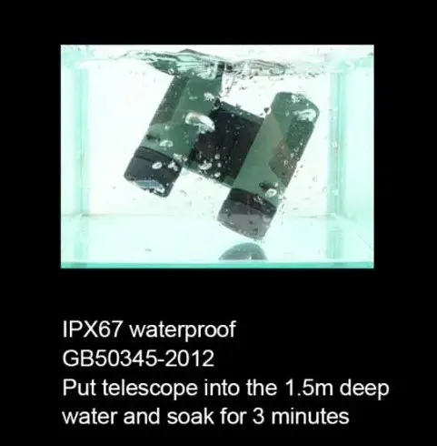 Бинокль WG25 10x25 IPX67 (диапазон - 5000м) - фото 6